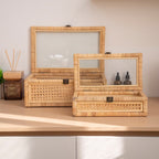 Practical Storage Box with Glass Surface | Kelmera