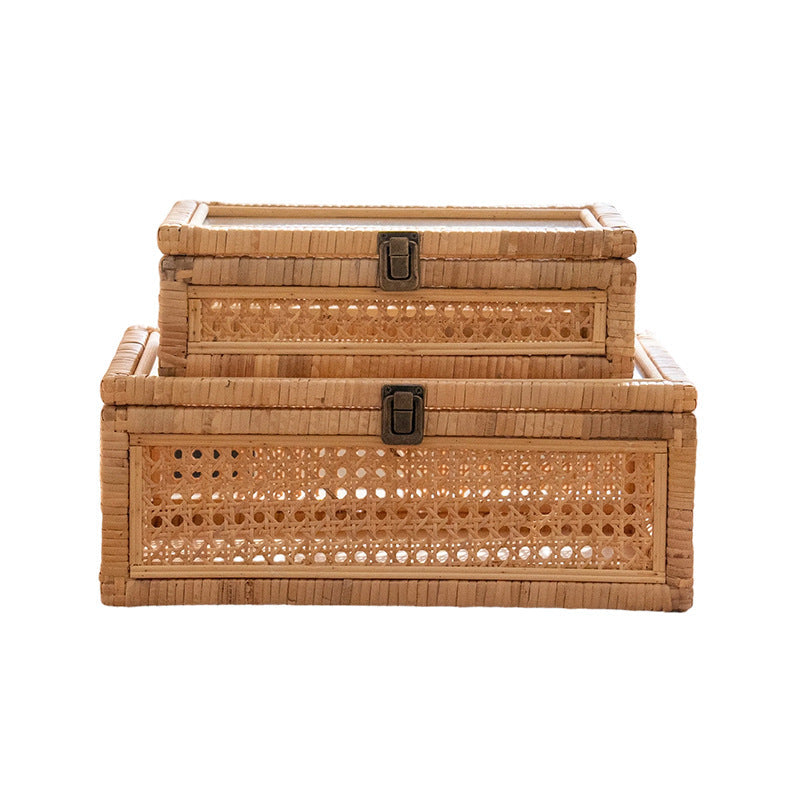 Practical Storage Box with Glass Surface | Kelmera