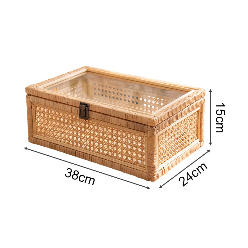 Practical Storage Box with Glass Surface | Kelmera