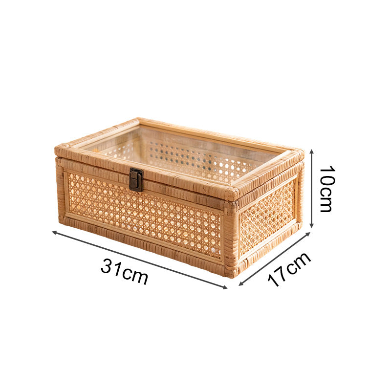 Practical Storage Box with Glass Surface | Kelmera