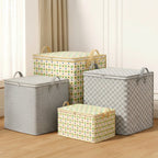 Premium Herringbone Pattern Storage Basket | Kelmera