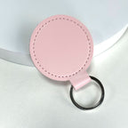 Premium Leather Round Keychain | Kelmera