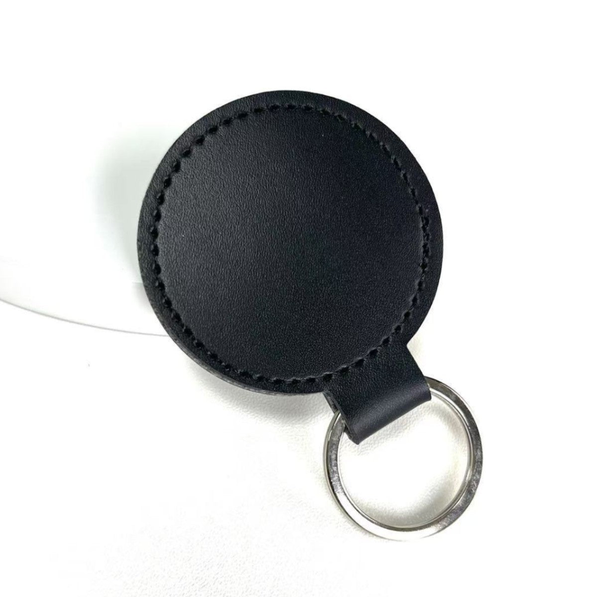 Premium Leather Round Keychain | Kelmera