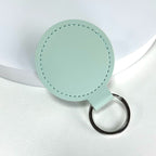 Premium Leather Round Keychain | Kelmera