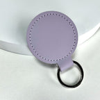 Premium Leather Round Keychain | Kelmera