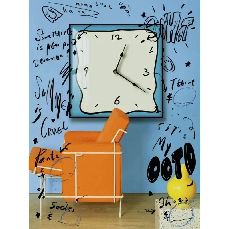 Quarteira Art Silent Wall Clock
