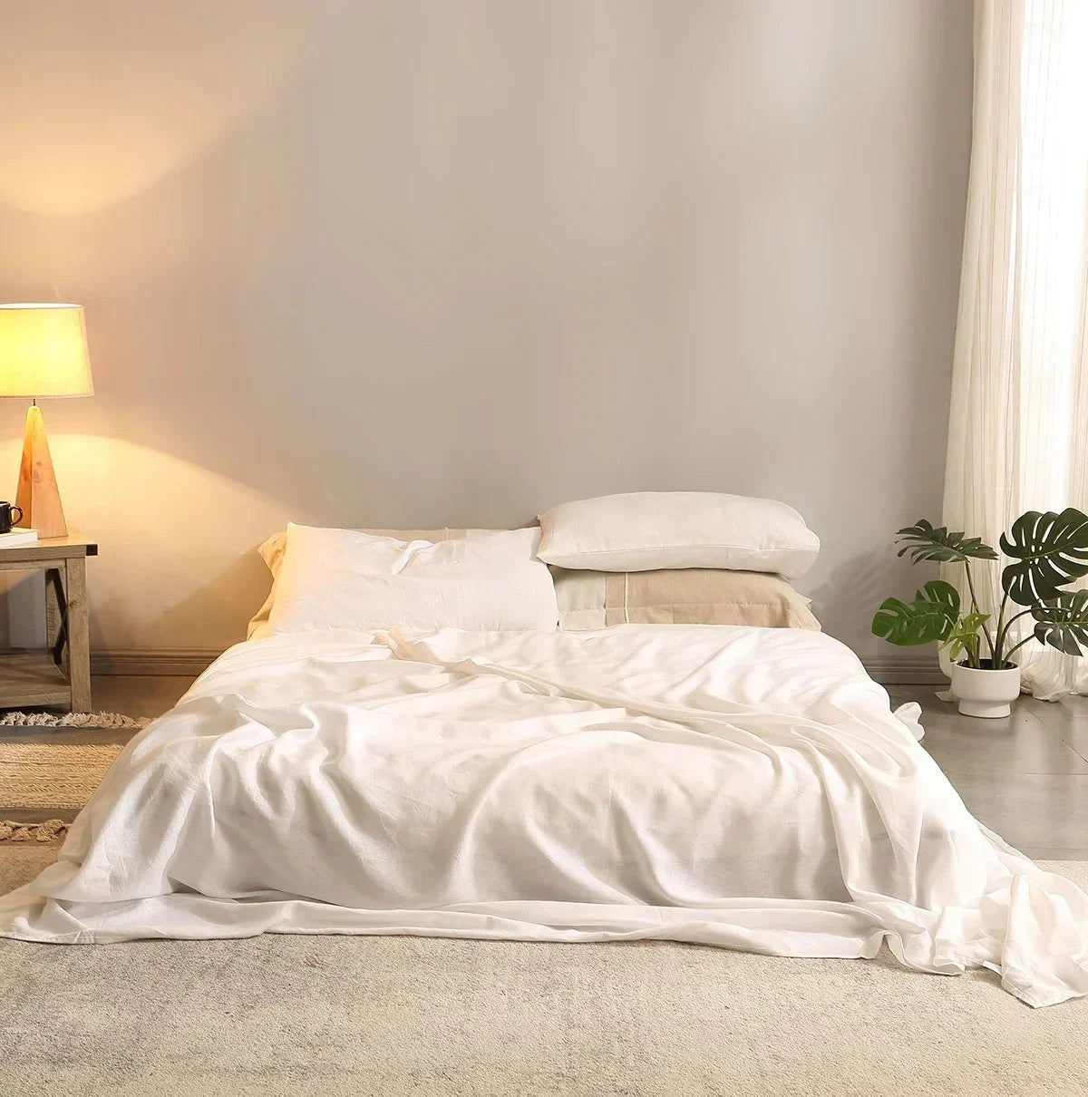 Quindendo Linen Bedding Set