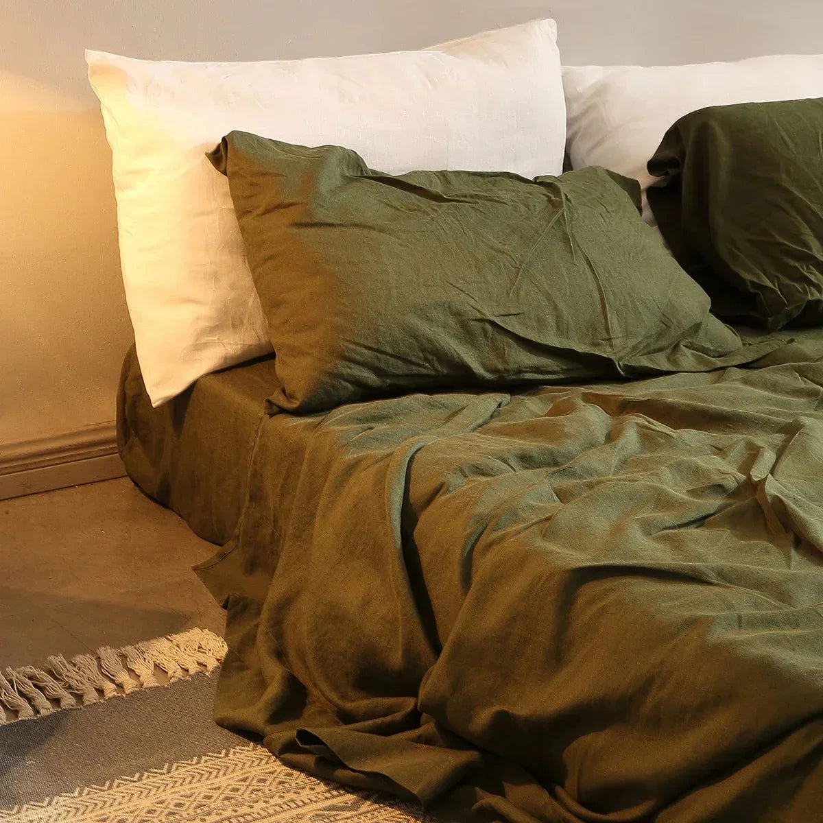 Quindendo Linen Bedding Set