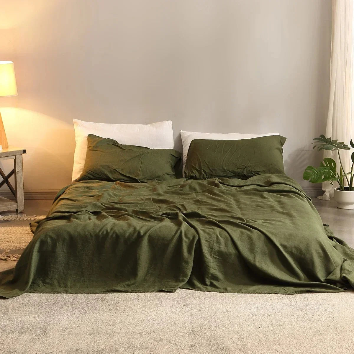 Quindendo Linen Bedding Set