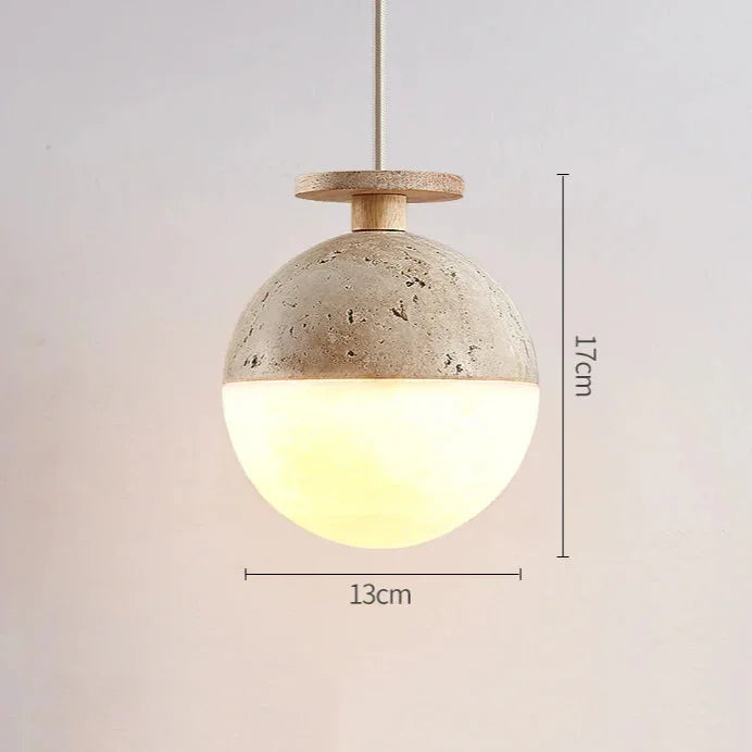 Quinndanta Travertine Pendant Lamp