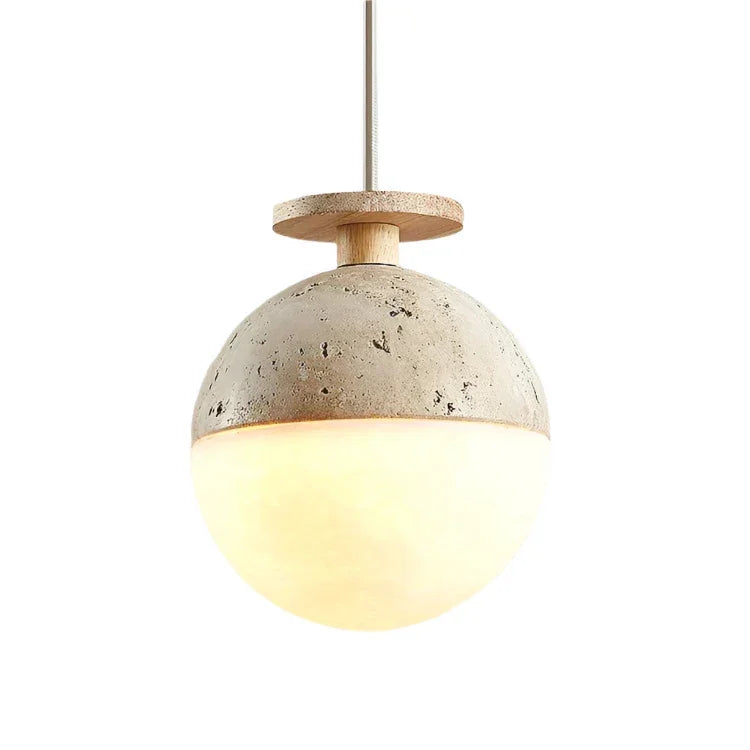 Quinndanta Travertine Pendant Lamp