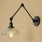 Quinndirra Glass Adjustable Wall Lamp
