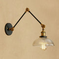 Quinndirra Glass Adjustable Wall Lamp