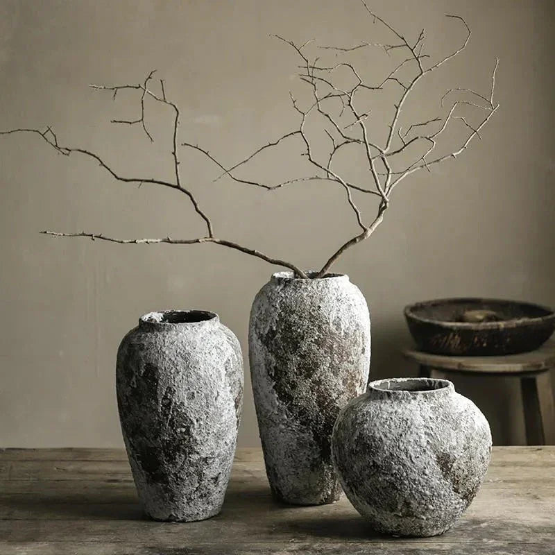 Quinstosa Stone Ceramic Vase