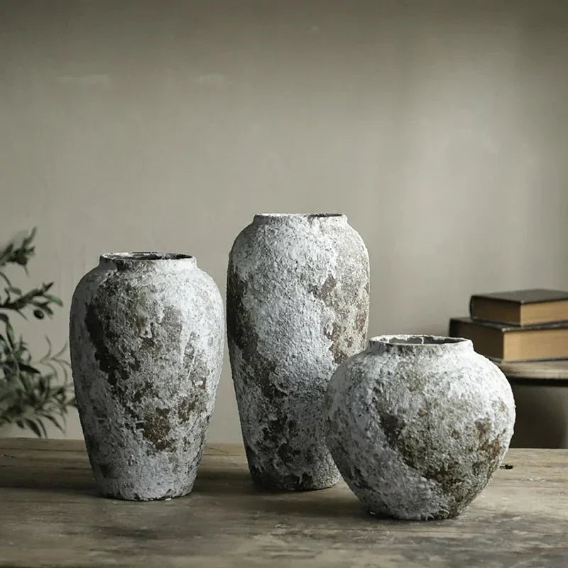 Quinstosa Stone Ceramic Vase