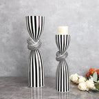 Quinvorra Striped Candle Holder