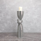 Quinvorra Striped Candle Holder