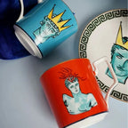 Quinvosa Clay Greek Plates and Mugs