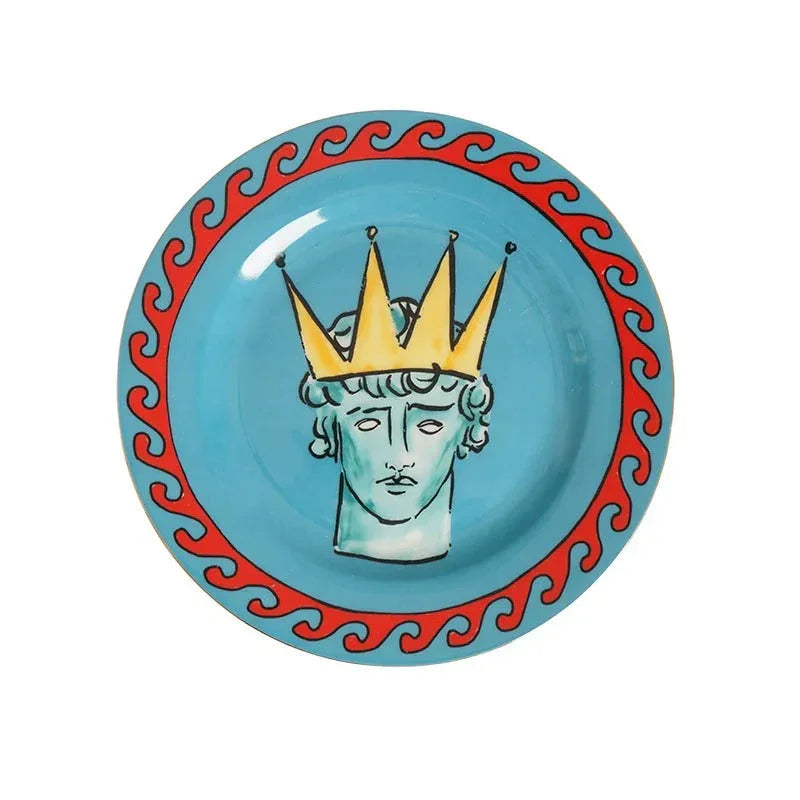 Quinvosa Clay Greek Plates and Mugs