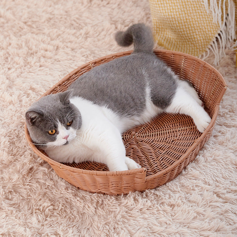 Rattan Cat Bed | Kelmera