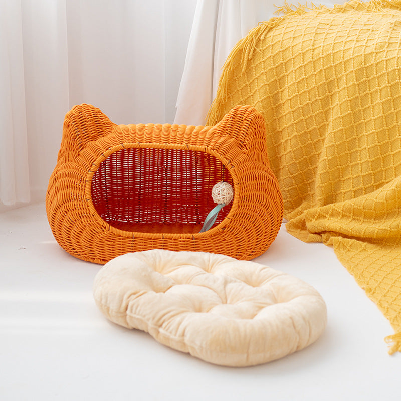 Rattan Cat Cave | Kelmera