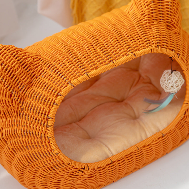 Rattan Cat Cave | Kelmera