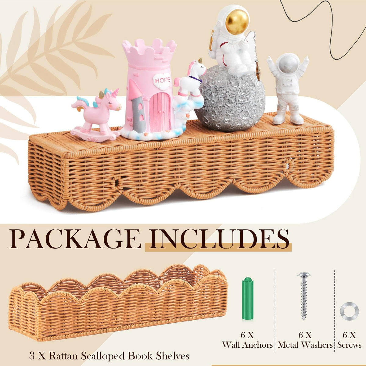 Rattan Wall Shelf | Kelmera