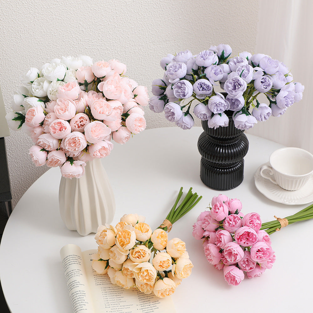 Realistic Artificial Peony Bouquet | Kelmera