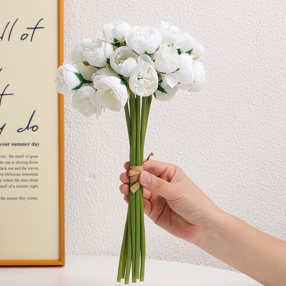 Realistic Artificial Peony Bouquet | Kelmera