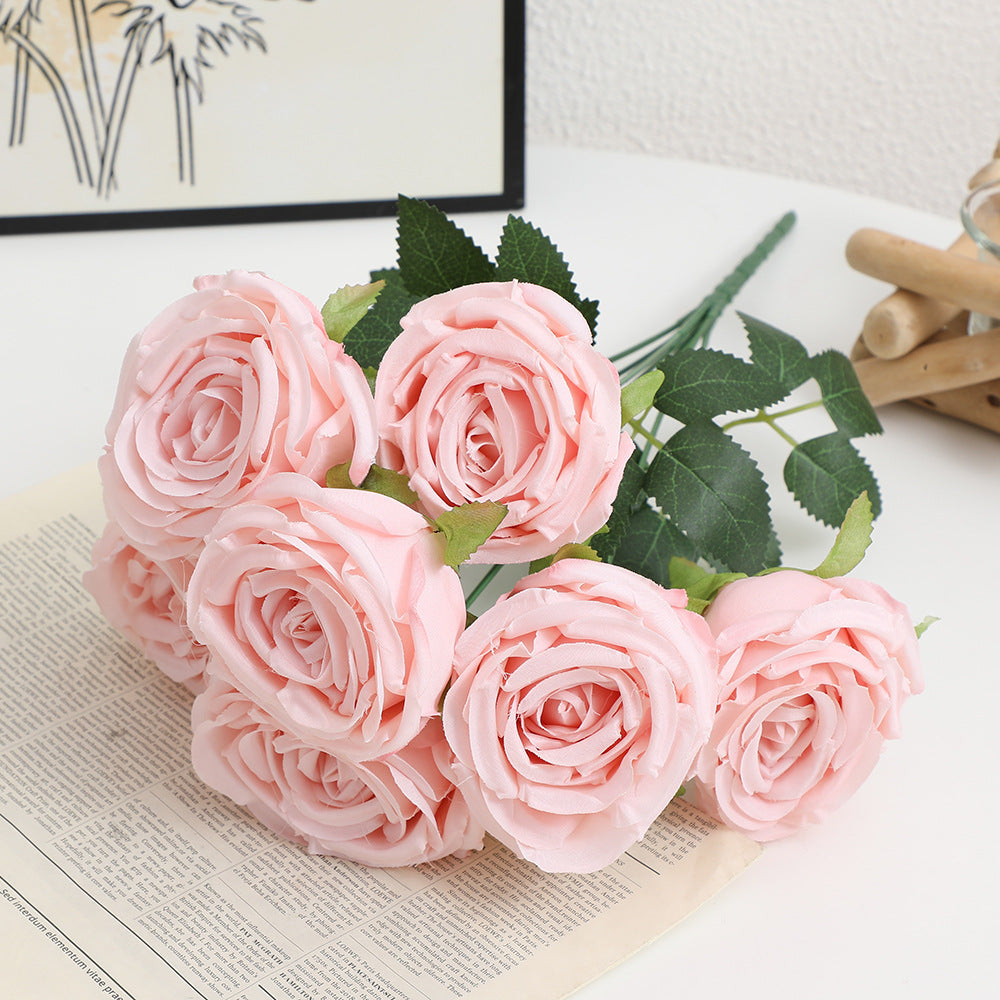 Realistic Artificial Rose Petals with Leaves | Kelmera