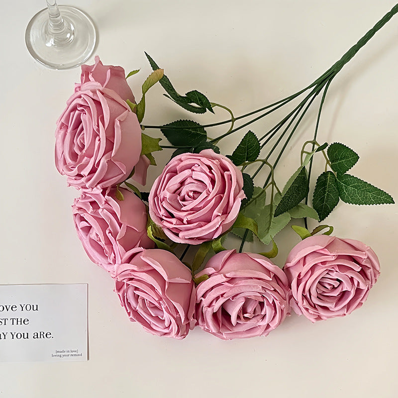 Realistic Artificial Rose Petals with Leaves | Kelmera