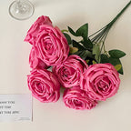 Realistic Artificial Rose Petals with Leaves | Kelmera