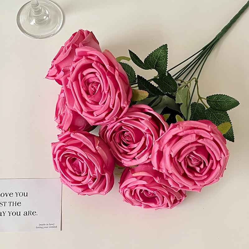 Realistic Artificial Rose Petals with Leaves | Kelmera