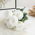 Realistic Artificial Rose Petals with Leaves | Kelmera