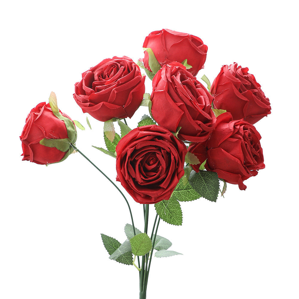 Realistic Artificial Rose Petals with Leaves | Kelmera