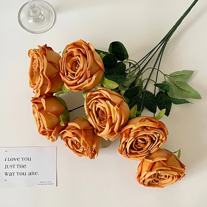Realistic Artificial Rose Petals with Leaves | Kelmera