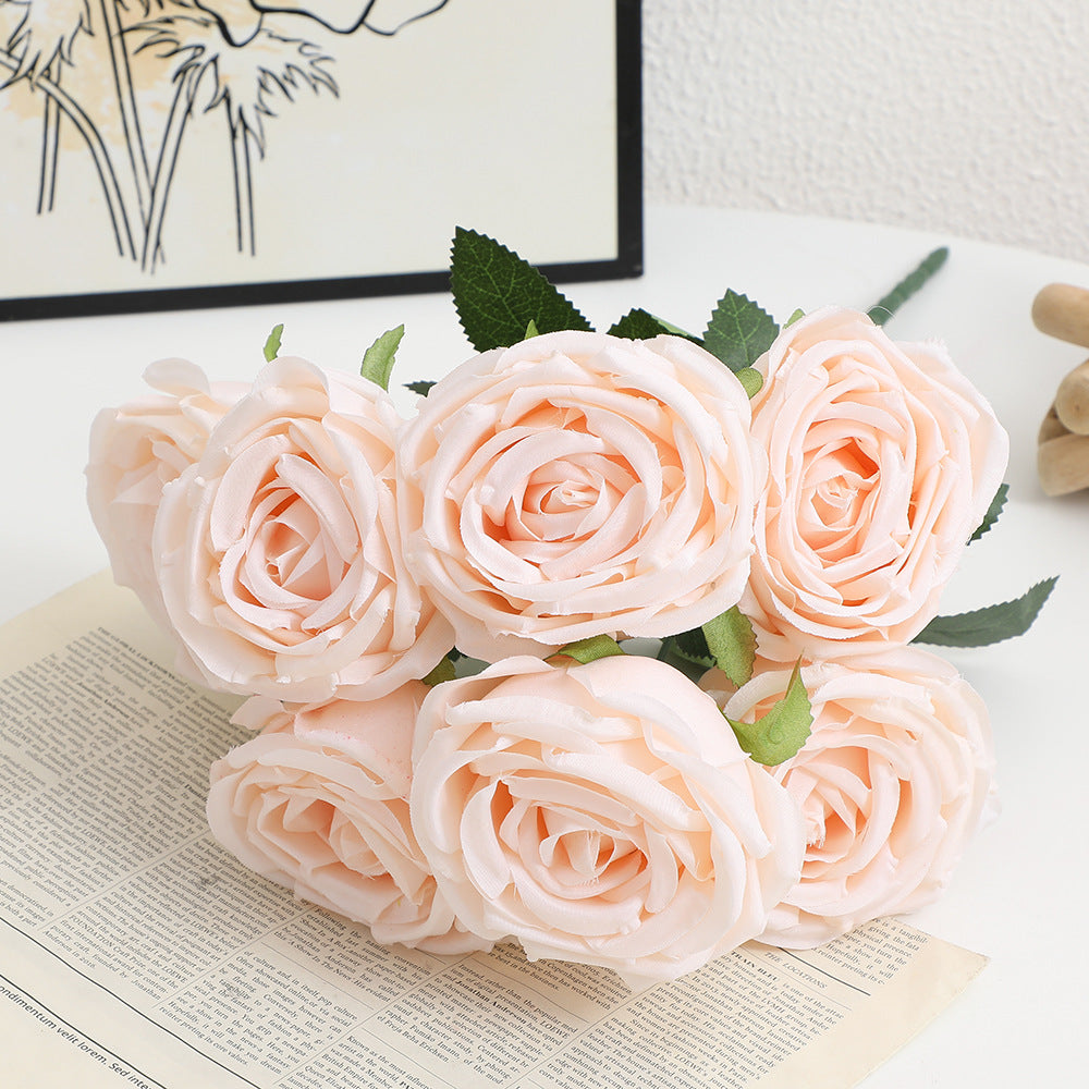 Realistic Artificial Rose Petals with Leaves | Kelmera