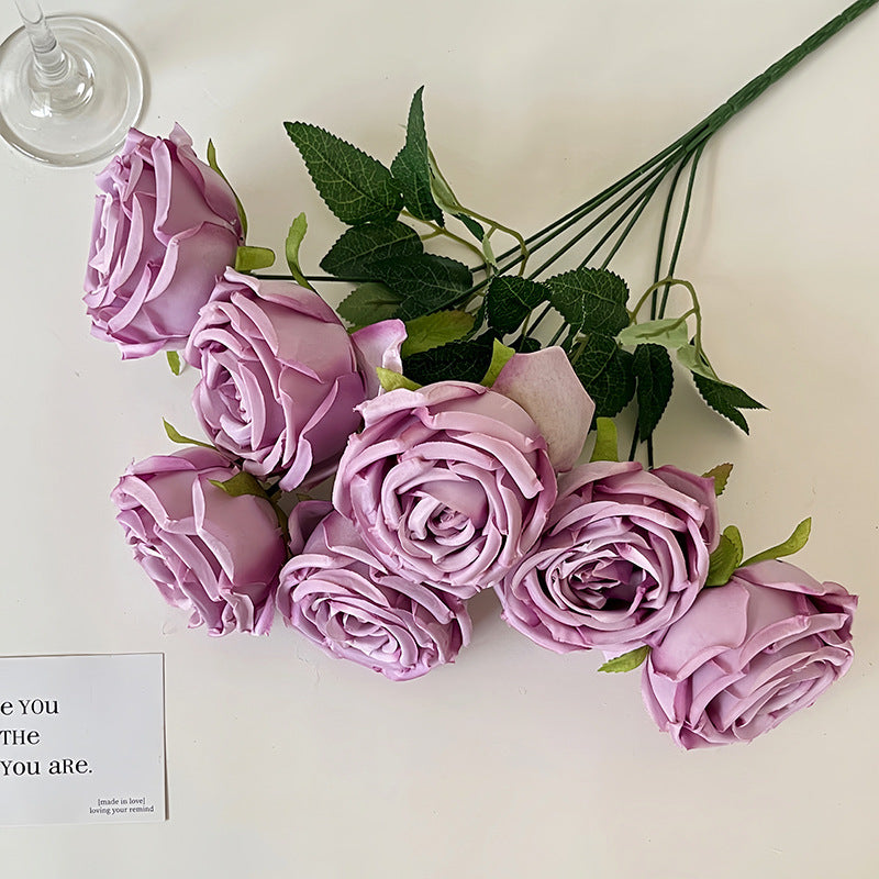 Realistic Artificial Rose Petals with Leaves | Kelmera