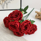 Realistic Artificial Rose Petals with Leaves | Kelmera