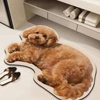 Realistic Lion Cub Shaped Floor Mat | Kelmera