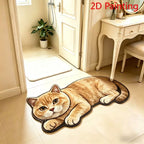 Realistic Lion Cub Shaped Floor Mat | Kelmera