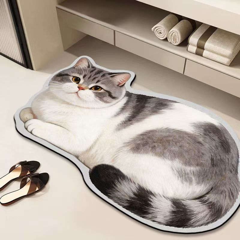 Realistic Lion Cub Shaped Floor Mat | Kelmera