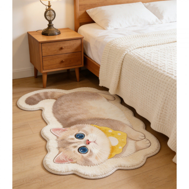 Realistic Lion Cub Shaped Floor Mat | Kelmera