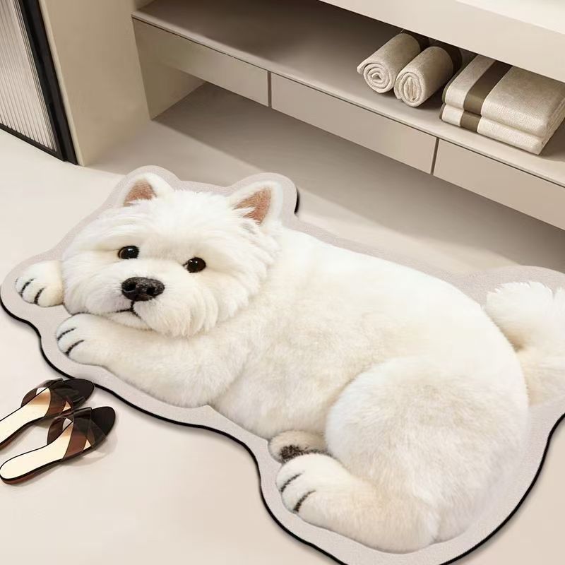 Realistic Lion Cub Shaped Floor Mat | Kelmera