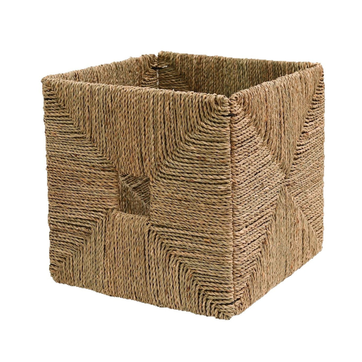 Rectangular Natural Fiber Storage Basket | Kelmera