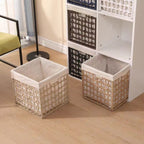 Rectangular Natural Fiber Storage Basket | Kelmera