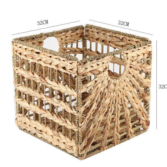 Rectangular Natural Fiber Storage Basket | Kelmera