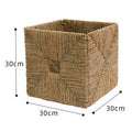 Rectangular Natural Fiber Storage Basket | Kelmera
