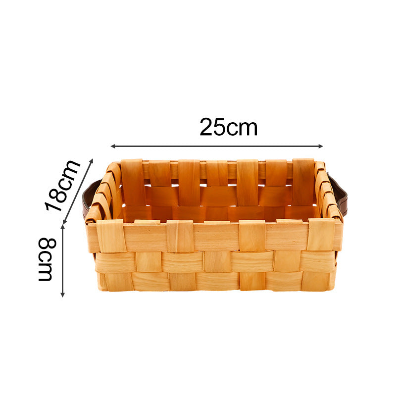 Rectangular Storage Basket made of Woven Natural Material | Kelmera