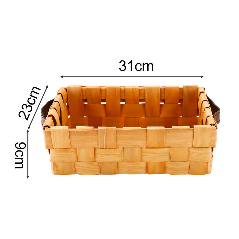Rectangular Storage Basket made of Woven Natural Material | Kelmera